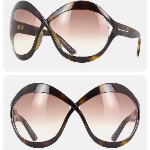 TOM FORD Dark Havana Frame Gradient Brown Lens - Picture 2 of 2